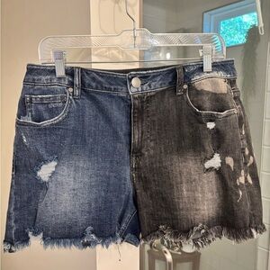 Cabi 2-tone Jean Shorts